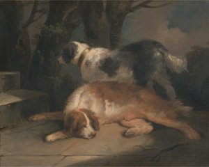 Perros de caza de George Morland